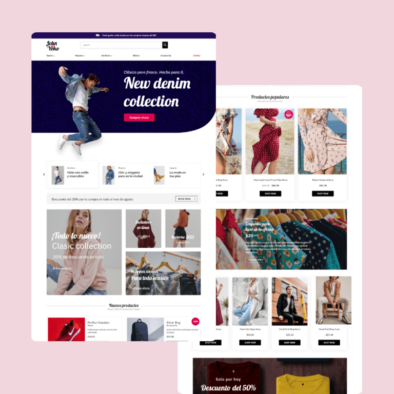 Sitio web wordpress para ecommerce
